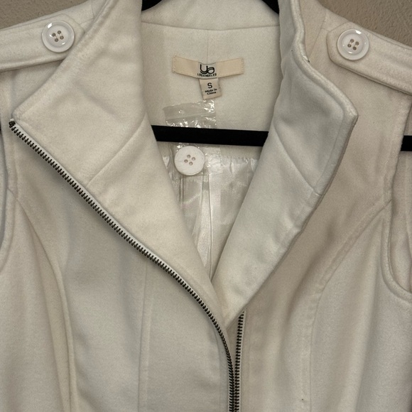 BRAND NEW YA Los Angeles Womens Longline Faux Fur Zipper Vest Women's Small - Picture 4 of 13